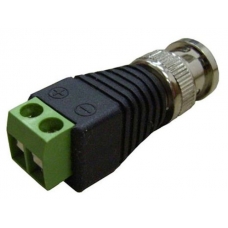 Coax CAT5 To BNC Video Twisted-Pair Connector Pack of 50 pcs
